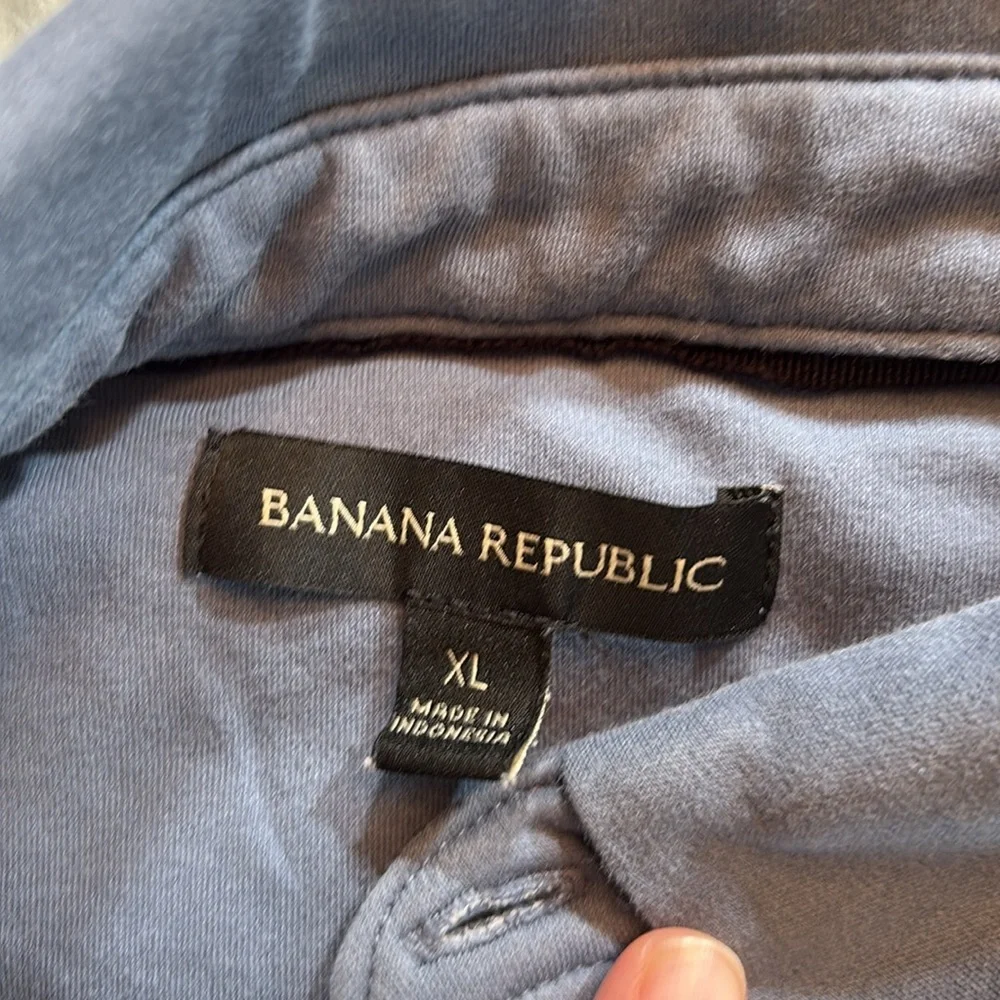 Banana Republic Slate Short Sleeve Polo sz XL